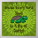 Big Hearted Tortoise Poster