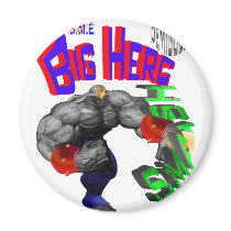 Big Herc  T-Shirt Refrigerator Magnets
