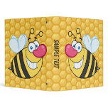 Big Honey Bee Vinyl Binder