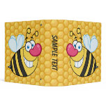 Big Honey Bee Vinyl Binder