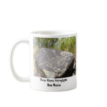 Big horn sheep petroglyph mug