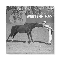Big Horse Kiss, 1940 Refrigerator Magnets