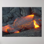 Big Island Lava Flow Hawaii Poster