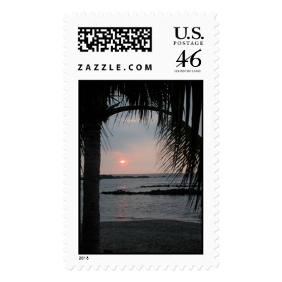 Big Island Sunset Postage by JaguarPhotos