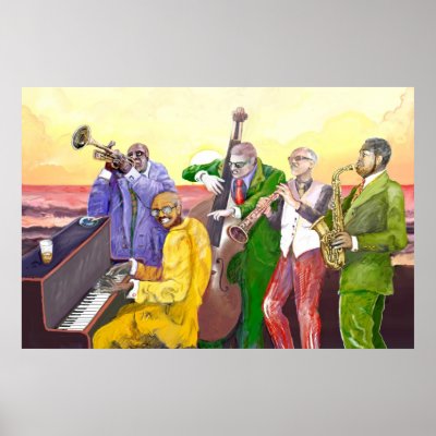 **Big JAzz Band** Poster by Alejandro