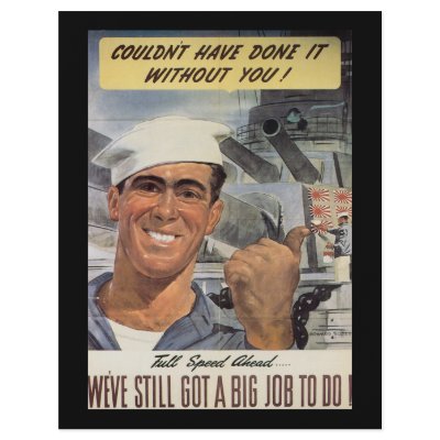 Big Job To Do World War 2 Full Color Flyer by worldwar2gifts