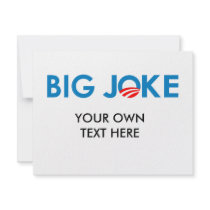 BIG JOKE invitations by antiobama BIG JOKE invitations