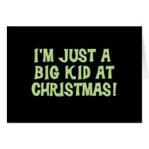 Big Kid at Christmas Tshirts and Gifts Cards