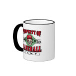 Big Kid Baseball Camp Black Red Mug