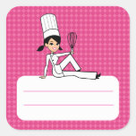 Big Kitchen Label Sticker - Writable