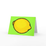 Big Lemon Greeting Card