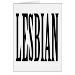 BIG LESBIAN CARD