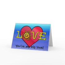 Big Love Customizable Card