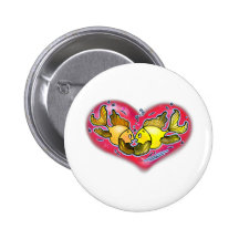 Big Love Fish in Red Heart Buttons