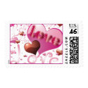 Big Love in a Heart postage
