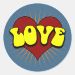 Big Love. Round Stickers