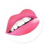 Big Lucious Lips Stickers