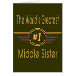 Big, Middle & Little Sister Greeting Card