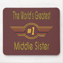 Big, Middle & Little Sister mousepads by DesignsOutOfMind Big, Middle & Little Sister mousepads