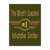 Big, Middle & Little Sister postcards