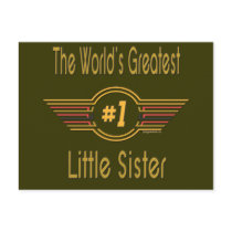 Big, Middle & Little Sister postcards