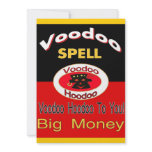 Big Money Voodoo Spell Personalized Invitation