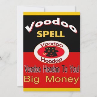 Big Money Voodoo Spell invitation