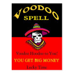 Big Money Voodoo Spell Postcard