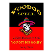 Big Money Voodoo Spell posters by figstreetstudio Big Money Voodoo Spell posters