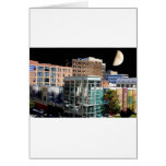 Big Moon Hanging over Kansas City Card
