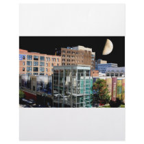 Big Moon Hanging over Kansas City letterhead