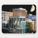Big Moon Hanging over Kansas City Mouse Pads