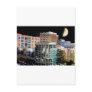 Big Moon Hanging over Kansas City Postcard