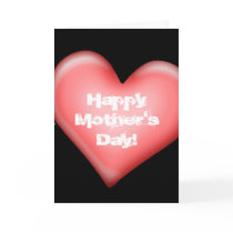 Big Mother's Day Heart Greeting Card