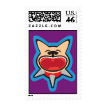 Big Mouth Biff the Dog Postage Stamp