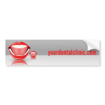 Big Mouth Dental Dentist Bumper Stickers
