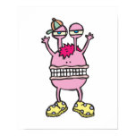big mouth funny monster