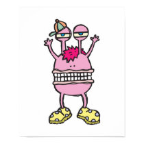 big mouth funny monster posters