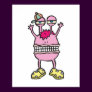 big mouth funny monster poster