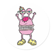 big mouth funny monster stickers by doonidesigns big mouth funny monster stickers