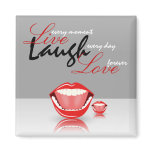 funny square fridge magnets, motivational magnets,