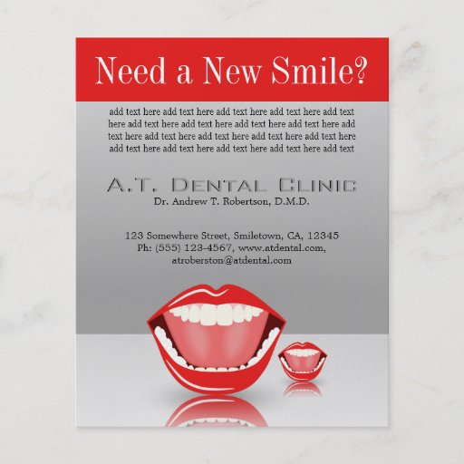 158+ Dental Flyers, Dental Flyer Templates and Printing | Zazzle