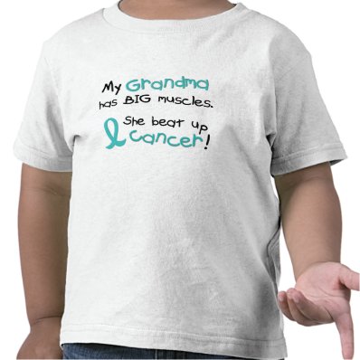 Big Muscles TEAL (Grandma) T Shirts