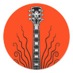Big Neck Round Stickers