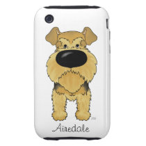 Big Nose Airedale Terrier Tough Iphone 3 Case