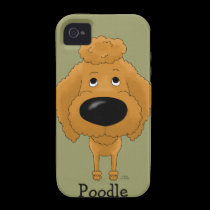 Big Nose Apricot Poodle casemate cases