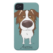 Big Nose Aussie iPhone 4 Case-Mate Cases
