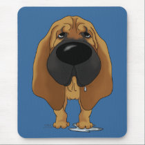 Big Nose Bloodhound mousepads