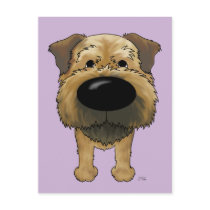 Big Nose Border Terrier Postcard