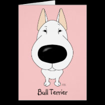 Big Nose Bull Terrier cards
